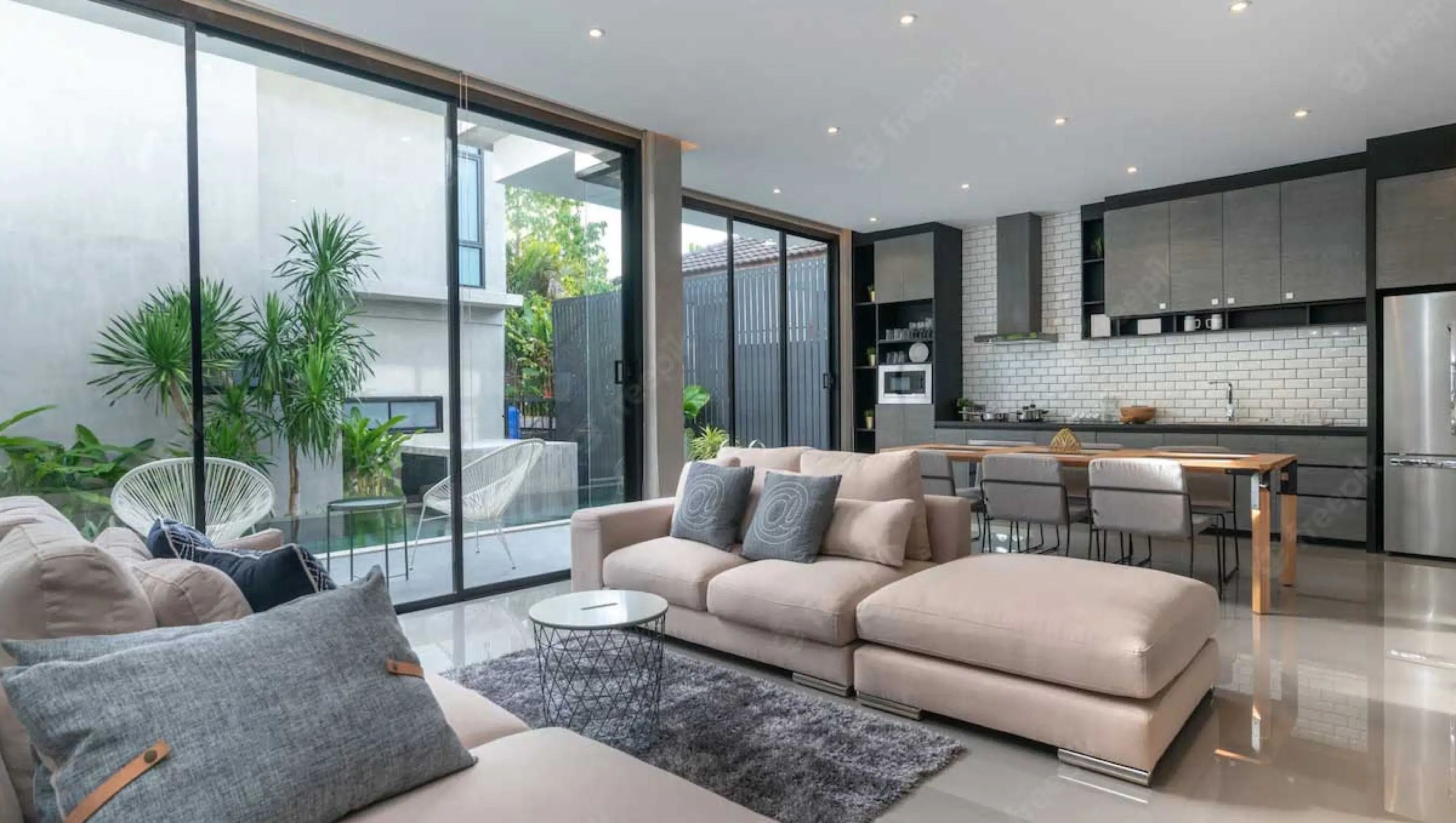 Sobha 3 BHK interior living room