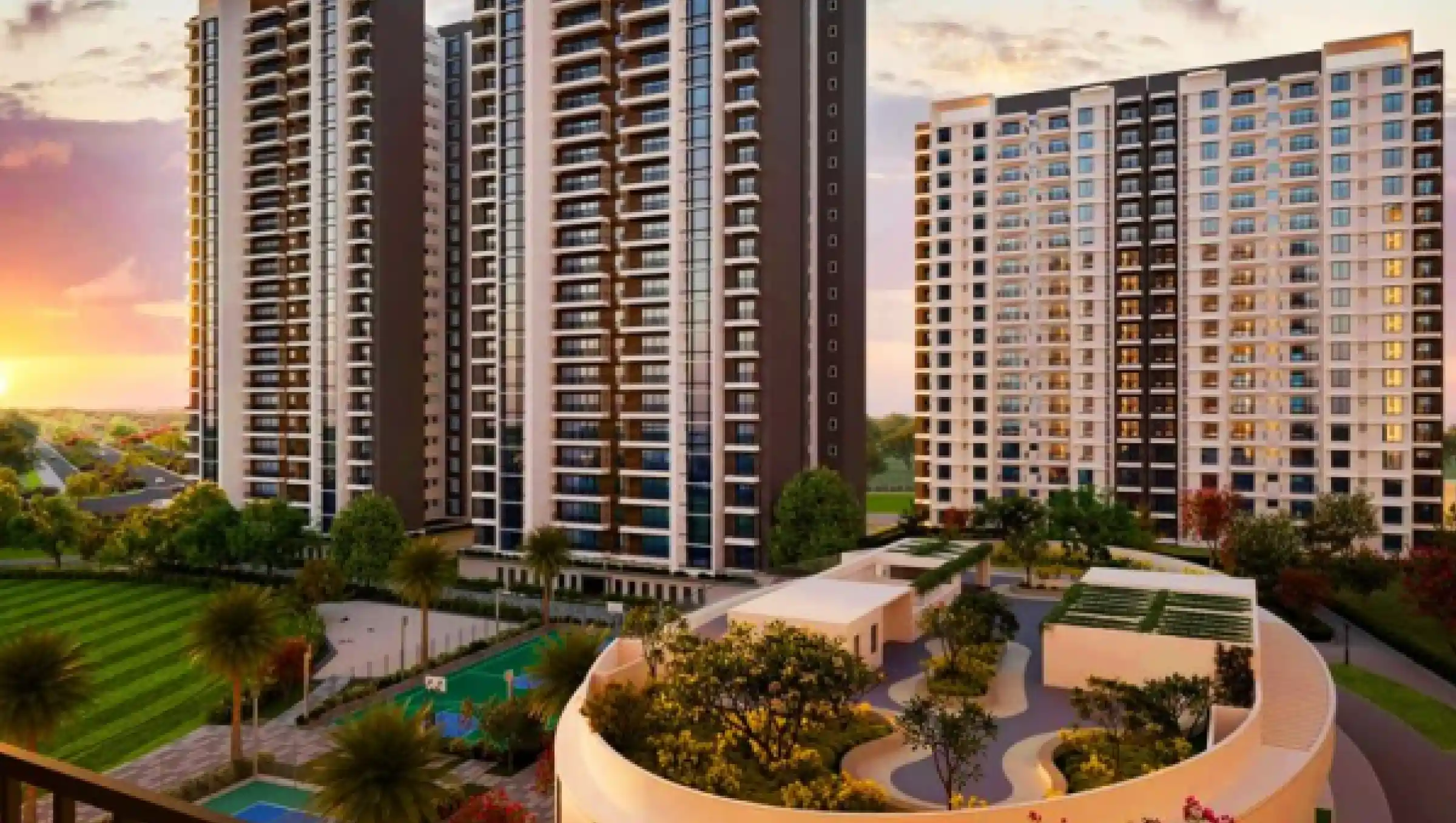 Sobha Rivana tower view Greater Noida West